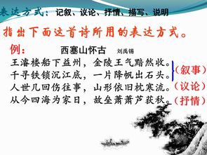 古代詩(shī)歌表達(dá)方法有哪些