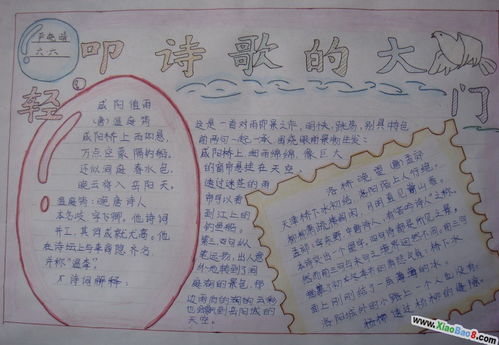 有關(guān)于詩句的手抄報(bào)的內(nèi)容