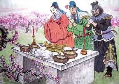 關于劉關張結拜的詩句