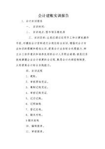 會計實訓(xùn)實踐報告范文(會計實訓(xùn)實踐報告范文)