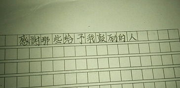 謝謝你對(duì)我的鼓勵(lì)作文開頭