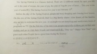 春節(jié)作文開頭英語