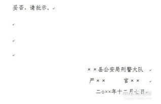 呈請搜查報告書格式(建議報告書格式)