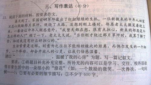 什么什么溫暖了我的心作文600字作文開頭