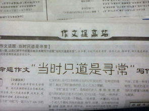 作文,不同尋常,開頭