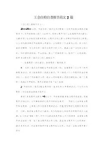 總工會自查報告()