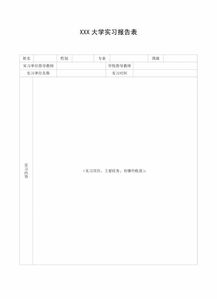 關(guān)于實習(xí)的專題報告(實習(xí)專題報告)