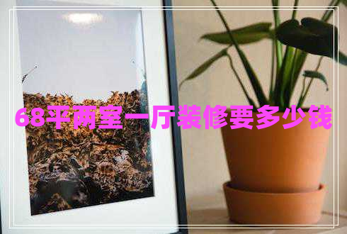 68平兩室一廳裝修要多少錢