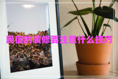 民宿的裝修要注意什么技巧 民宿的裝修要注意什么技巧