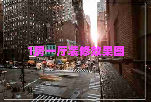 1房一廳裝修效果圖