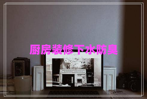 廚房裝修下水防臭