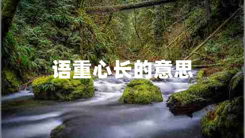 語重心長(zhǎng)的意思 語重心長(zhǎng)的意思