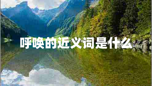 呼喚的近義詞是什么