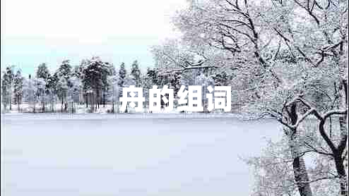 舟的組詞 舟的組詞