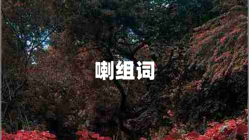 喇組詞 喇組詞