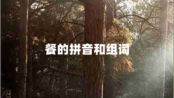 餐的拼音和組詞 餐的拼音和組詞