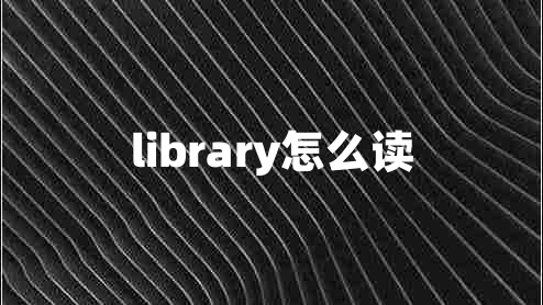 library怎么讀