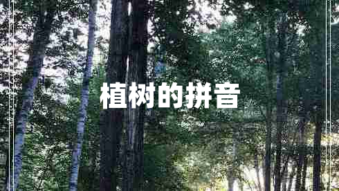 植樹的拼音