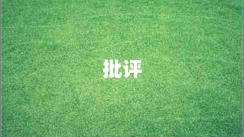 批評 批評