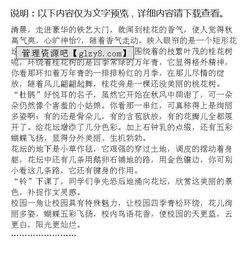 校園一角作文600字定點(diǎn)寫景