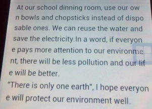 校園環(huán)境對(duì)我們的影響英語作文帶翻譯