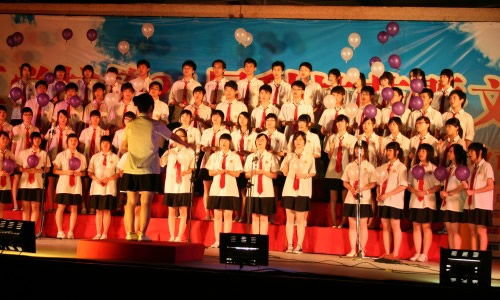 校園大合唱的作文250字