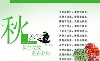 秋季養(yǎng)生保健常識及注意事項(xiàng)