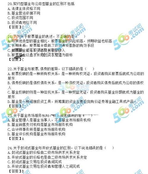 基金從業(yè)基礎(chǔ)知識考點,基金從業(yè)基礎(chǔ)知識考點歸納,基金從業(yè)考試基礎(chǔ)知識高頻考點