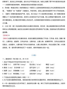 基礎(chǔ)知識(shí),中考,語文