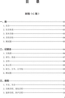 音樂樂理基礎(chǔ)知識試卷