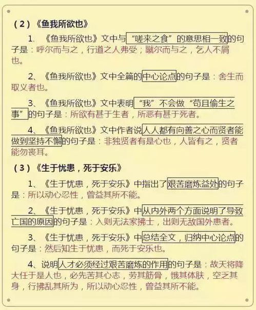 初中語(yǔ)文基礎(chǔ)知識(shí)點(diǎn)大全