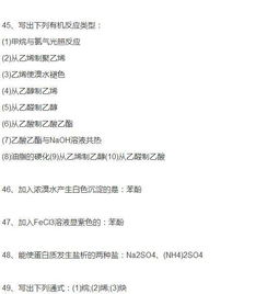 藥用化學基礎知識點總結